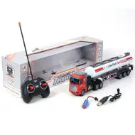 RC Cysterna na paliwo zdalnie sterowana ciężarówka z oświetleniem 1/48