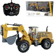 RC Koparka zdalnie sterowana z efektami świetlnymi w skali 1/30, 24 cm