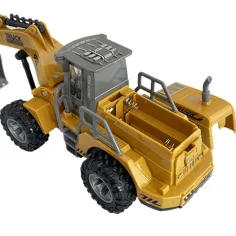 RC Koparka zdalnie sterowana z efektami świetlnymi w skali 1/30, 24 cm zdjęcie 4