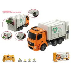 RC Mercedes Arocs śmieciarka zdalnie sterowana 1:20 z światłem i dźwiękiem 2,4GHz zdjęcie 2