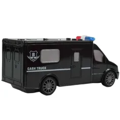RC Samochód dostawczy do przewozu pieniędzy ze światłami, skala 1:30, długość 20 cm zdjęcie 2