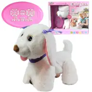 RC Uroczy Zwierzak: Zdalnie sterowany interaktywny pluszowy pies labrador z akcesoriami 2,4 GHz 40 cm