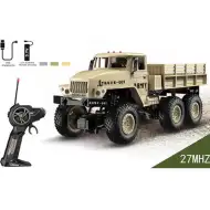RC Zdalnie sterowana ciężarówka wojskowa 27MHz w skali 1/18