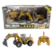 RC Zdalnie sterowana koparka z oświetleniem 27mHz 1/30