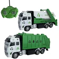RC Zdalnie sterowana śmieciarka lub ciężarówka kontenerowa z światłami 27MHz 1/36 20cm w dwóch różnych wariantach