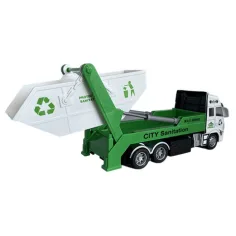 RC Zdalnie sterowana śmieciarka lub ciężarówka kontenerowa z światłami 27MHz 1/36 20cm w dwóch różnych wariantach zdjęcie 4