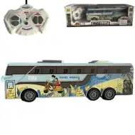 RC Zdalnie sterowany Autobus Miejski na Wakacje z oświetleniem 27MHz w skali 1/32, długość 25cm