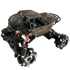 RC Zdalnie sterowany Jeep Cross Country z bocznym ruchem, zawieszeniem sprężynowym i efektami świetlnymi 21 cm 2,4 GHz zdjęcie 2