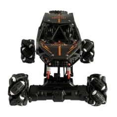 RC Zdalnie sterowany Jeep Cross Country z bocznym ruchem, zawieszeniem sprężynowym i efektami świetlnymi 21 cm 2,4 GHz zdjęcie 3
