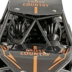 RC Zdalnie sterowany Jeep Cross Country z bocznym ruchem, zawieszeniem sprężynowym i efektami świetlnymi 21 cm 2,4 GHz zdjęcie 4
