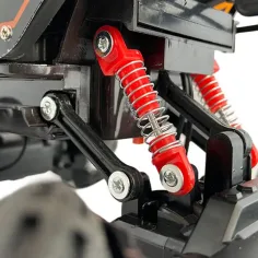 RC Zdalnie sterowany Jeep Cross Country z bocznym ruchem, zawieszeniem sprężynowym i efektami świetlnymi 21 cm 2,4 GHz zdjęcie 7