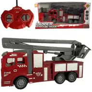 RC Zdalnie sterowany podnośnik koszowy wozu strażackiego w skali 1/30, 22 cm