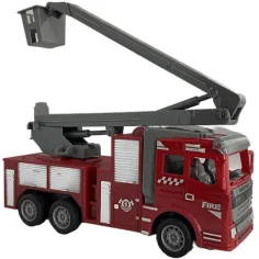 RC Zdalnie sterowany podnośnik koszowy wozu strażackiego w skali 1/30, 22 cm zdjęcie 4