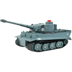 RC czołg niemiecki Tygrys z realistycznymi funkcjami, skala 1:30, 2,4GHz, 30 cm zdjęcie 2