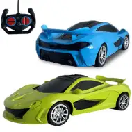 RC samochód sportowy z oświetleniem w dwóch wersjach, skala 1/22, 20 cm, 27 MHz