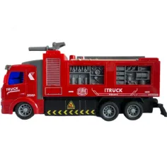 RC samochód strażacki z efektami świetlnymi w skali 1:48, 19 cm zdjęcie 3
