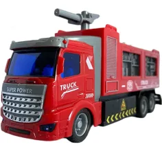 RC samochód strażacki z efektami świetlnymi w skali 1:48, 19 cm zdjęcie 4