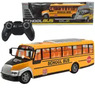RC zdalnie sterowany żółty autobus szkolny z efektami świetlnymi i akumulatorem 27MHz 40cm
