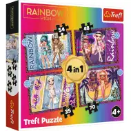 Rainbow High 4 w 1 puzzle - Trefl