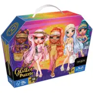 Rainbow High 70-elementowe puzzle z brokatem - Trefl