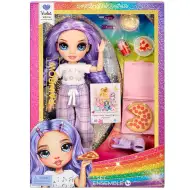 Rainbow High Jr: Impreza piżamowa lalka modowa Violet