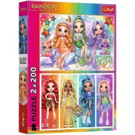 Rainbow High najlepsze przyjaciółki 2x200 elementów puzzle - Trefl