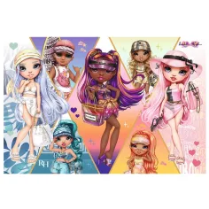 Rainbow High przyjaciółki puzzle 160 elementów - Trefl zdjęcie 2