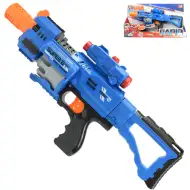 Rapid Launcher: Elektryczna broń miotająca piankowe pociski z obrotowym bębnem, 20 nabojów, 49 cm