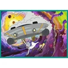 Rick i Morty Szalone Przygody 4x250-elementowe puzzle - Trefl zdjęcie 3