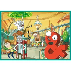 Rick i Morty Szalone Przygody 4x250-elementowe puzzle - Trefl zdjęcie 4