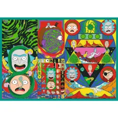 Rick i Morty Szalone Przygody 4x250-elementowe puzzle - Trefl zdjęcie 5