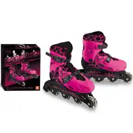 Rolki w kolorze różowo-czarnym 33-36 - Mondo toys