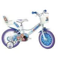 Rower Dino Bikes z wzorem Królowej Śniegu, rozmiar 16.