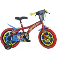 Rower dziecięcy Psi Patrol czerwono-niebieski w rozmiarze 14" – rower Dino Bikes