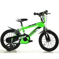 Rowerek dziecięcy Mountain Bike R88 zielono-czarny w rozmiarze 14" - rower Dino Bikes