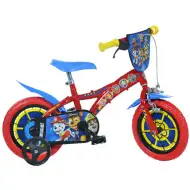 Rowerek dziecięcy Paw Patrol czerwono-niebieski w rozmiarze 12" – rower Dino Bikes