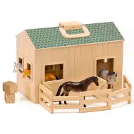 Rozkładana drewniana stajnia - Melissa &amp; Doug
