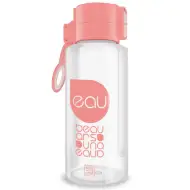Różowa przezroczysta butelka 650ml