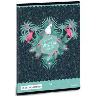 Różowy Flamingo zeszyt w kratkę 32 kartki, format A5