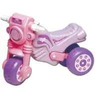 Różowy cross motor na pedały - D-Toys