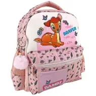 Różowy plecak przedszkolny Bambi z trójwymiarowym wzorem 27x10x31cm