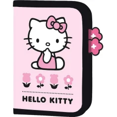 Różowy wielopoziomowy piórnik Hello Kitty