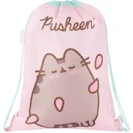 Różowy worek gimnastyczny Pusheen, worek sportowy 34x43 cm