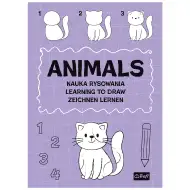 Rysuj zwierzęta krok po kroku – zeszyt ćwiczeń Trefl