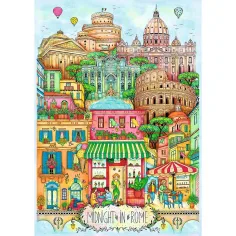 Rzym o północy 1000-elementowe puzzle Premium Plus Quality - Trefl zdjęcie 2