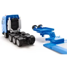 SIKU MAN ciężarówka do transportu ciężkiego z koparką Liebherr w skali 1/87 zdjęcie 4