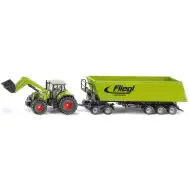 SIKU traktor Claas z ładowaczem czołowym 1/50