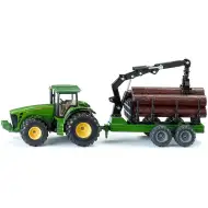 SIKU traktor do transportu drewna John Deere 1/50