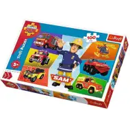 Sam strażak pojazdy puzzle 100 elementów - Trefl