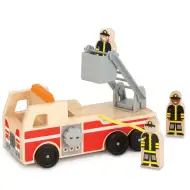 Samochód strażacki z drewnianą drabiną - Melissa &amp; Doug